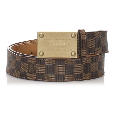 louis vuitton lv inventeur damier belt|louis vuitton 25mm belt.